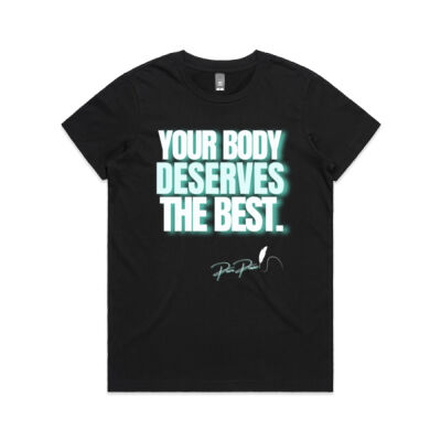 YOUR BODY DESERVES THE BEST - T-shirt for Women Thumbnail
